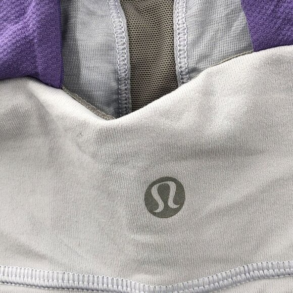 Lululemon Scoop Me Up Activewear Yoga Pullover Racer Tank Womens Purple Size XXS - Picture 6 of 14